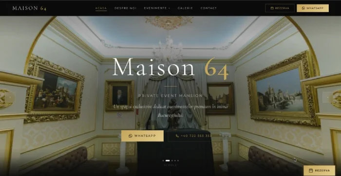 Maison 64 website
